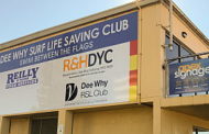 New Sponsor Signage for Dee Why SLSC