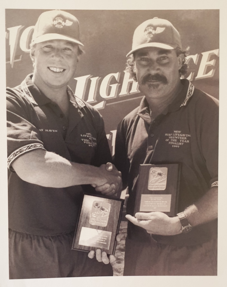 1996/97 - Both members awarded NSW Life Saver of the Year