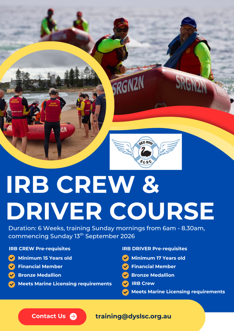 IRB Driver & Crew Course – 13th Sept 2026